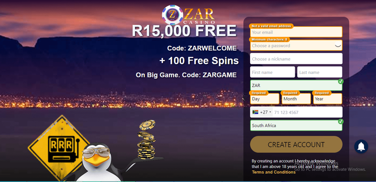 ZAR casino